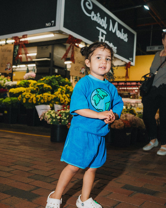 BJT Terry Kids Shirt Blue