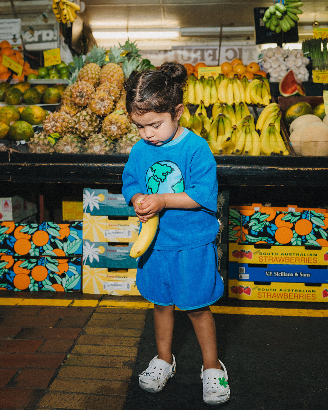 BJT Terry Kids Shirt Blue