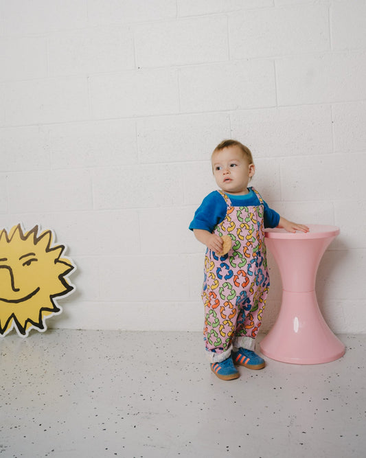 BJT Pink Recycled Kids Jumpsuit