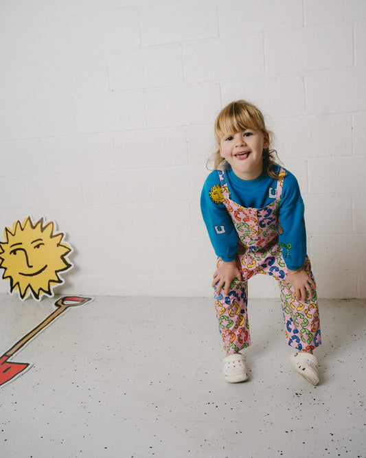 BJT Pink Recycled Kids Jumpsuit