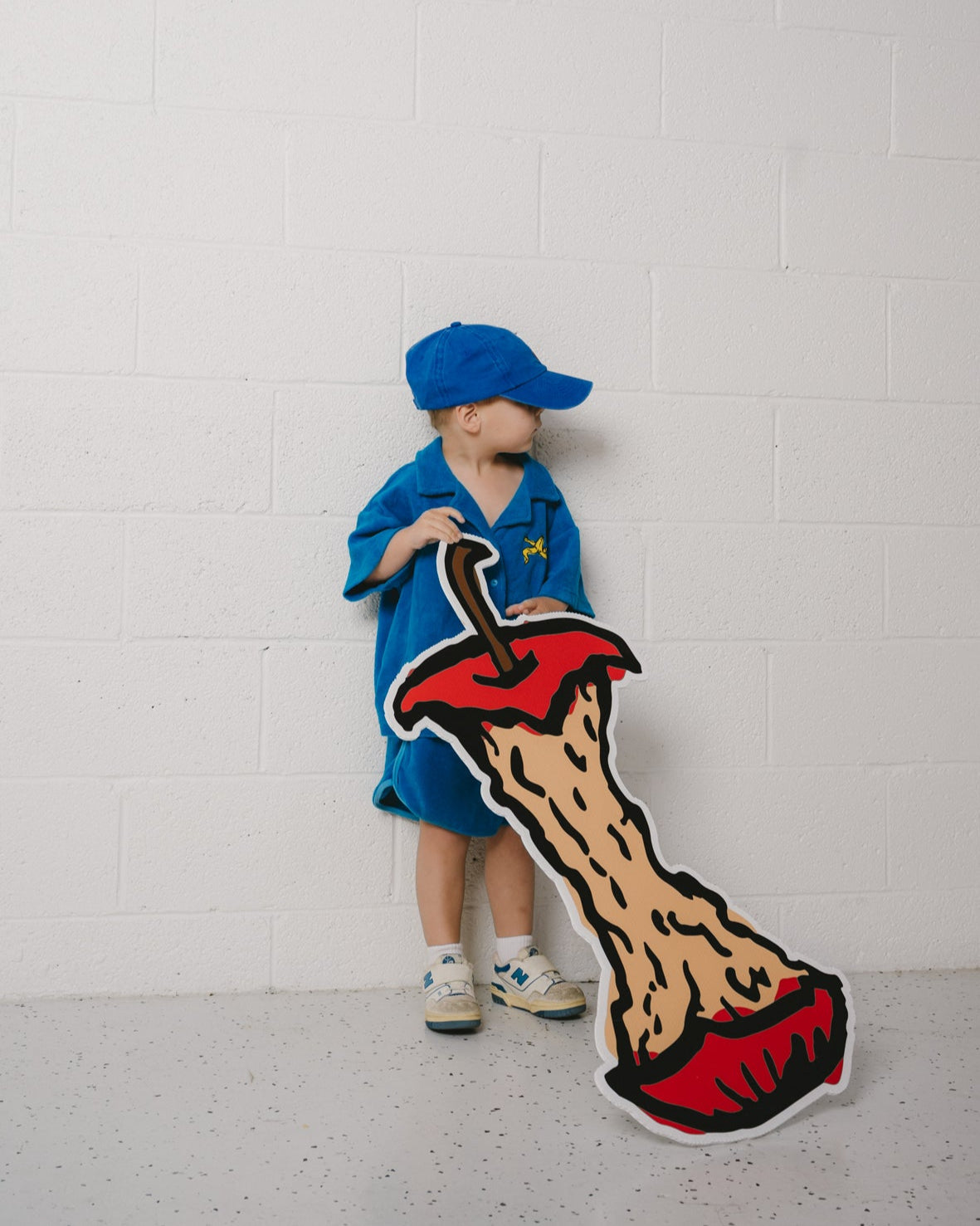 Banana Embroidery Terry T-Shirt