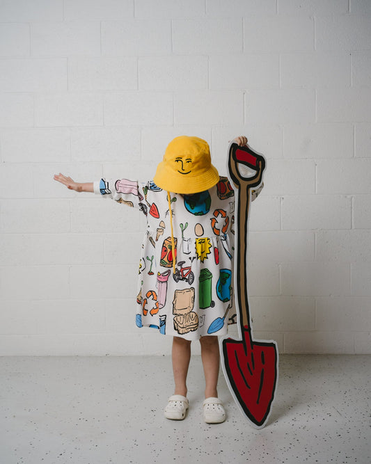 Kids Yellow BJT Bucket Hat