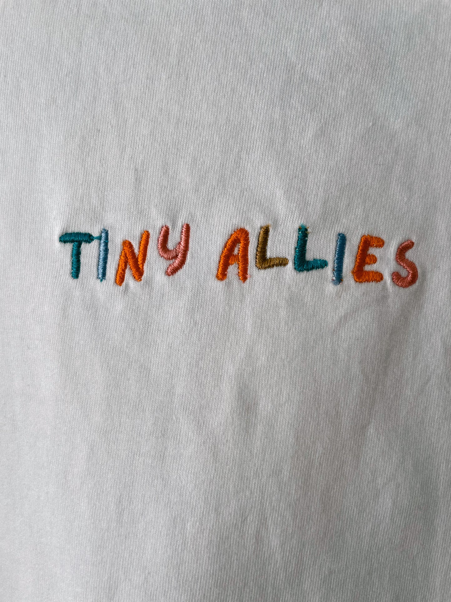 TINY ALLIES EMBROIDERED TEE