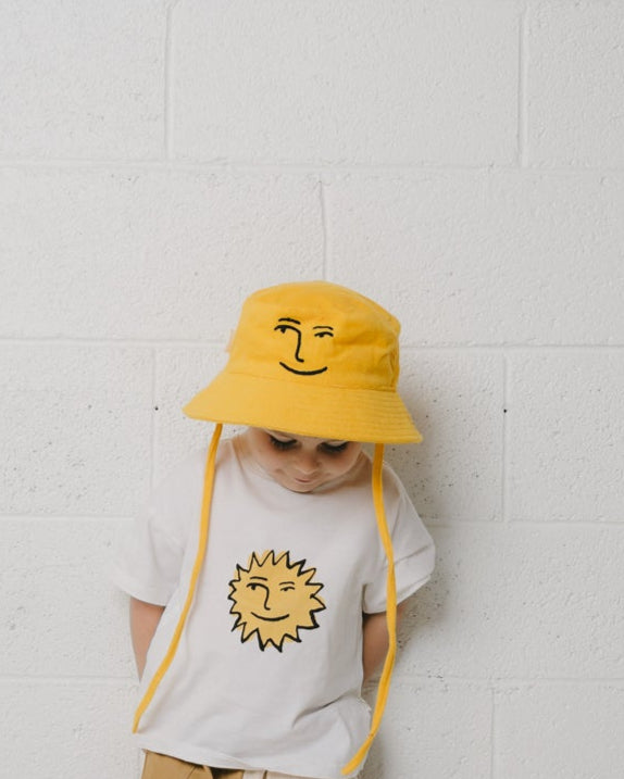Kids Yellow BJT Bucket Hat