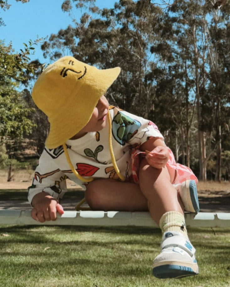 Kids Yellow BJT Bucket Hat