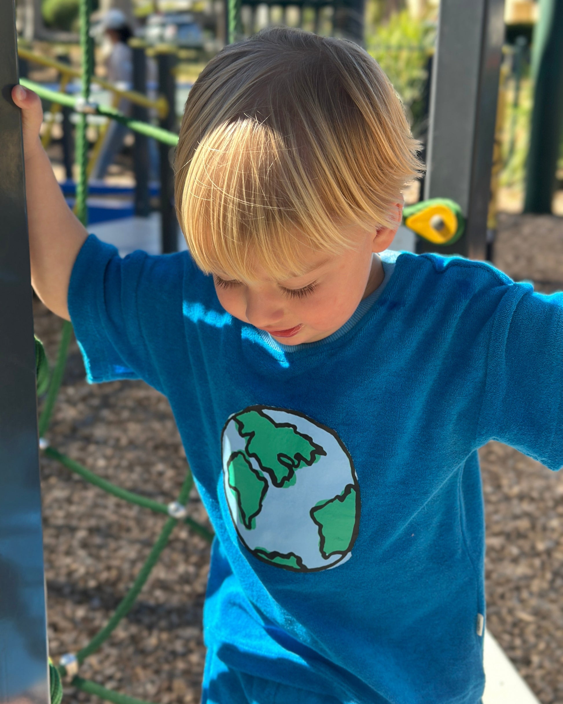 BJT Terry Kids Shirt Blue